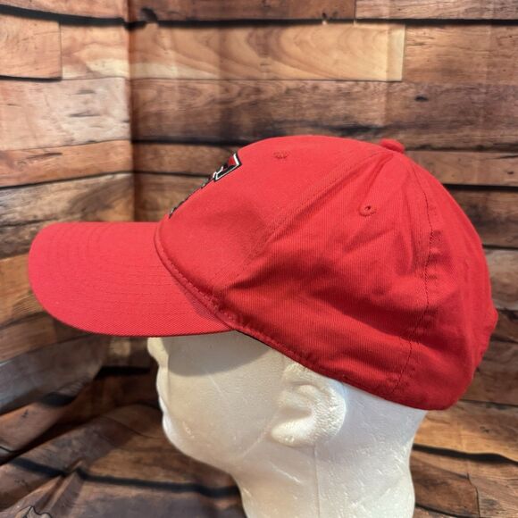 Texas Tech Red Raiders NCAA Baseball Hat Cap Red Adjustable Snapback "Double T" - Picture 4 of 7